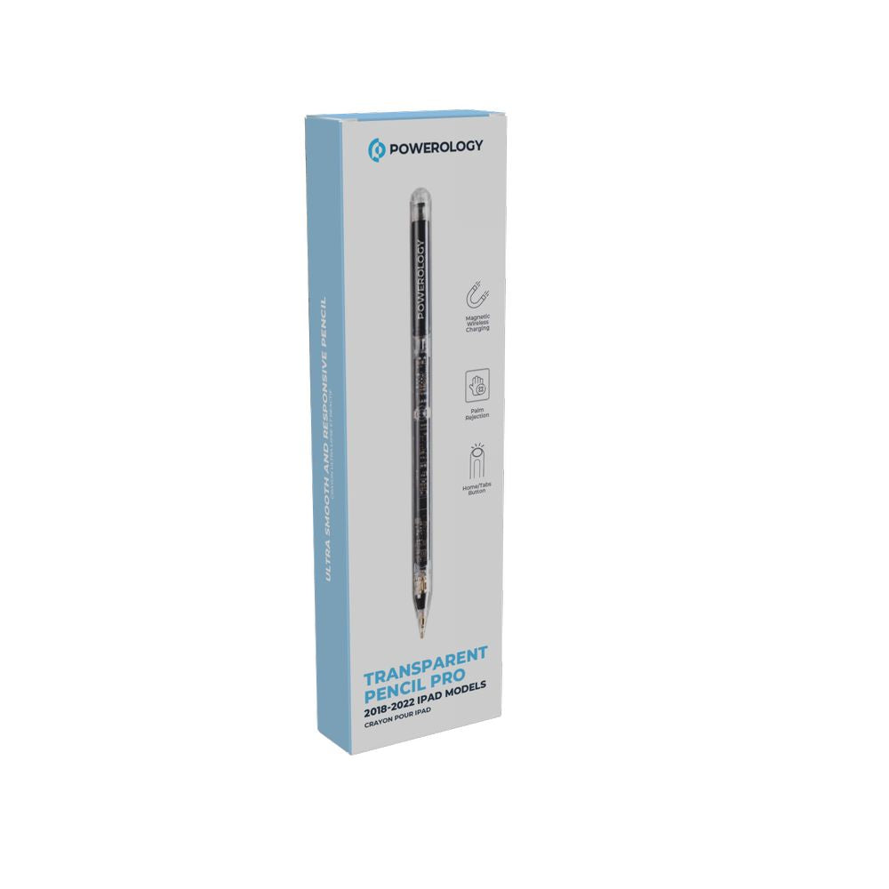 Powerology Transparent Pencil Pro 2018-2022 Ipad Modelsblack