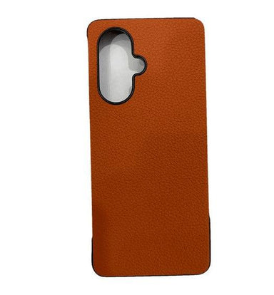 Oneplus Nord CE3 Lite Genuine Leather Case Dark Brown - Future Store