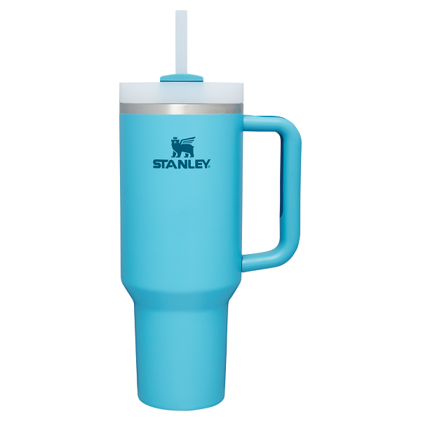 Stanley Quencher Tumbler 40 Oz Pool-Frost Lid-(Global Variant)