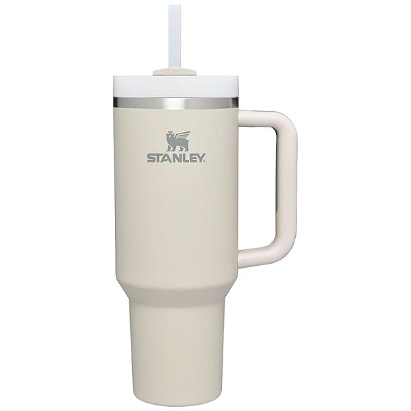 Stanley Quencher Tumbler 40 Oz Dune-Frost Lid-(Global Variant)