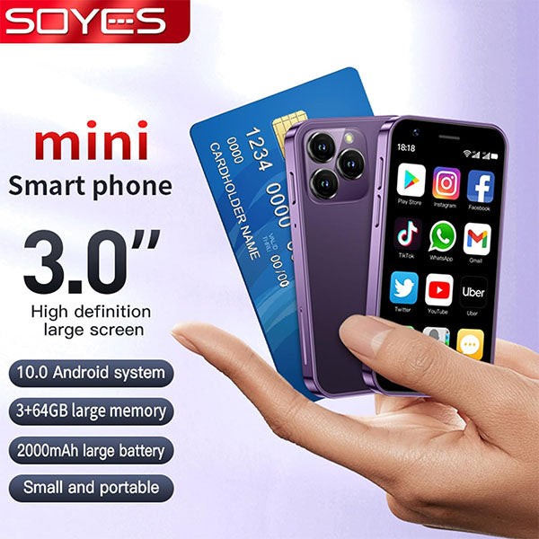 Soyes XS16 Mini 4G Smartphone 3GB | 64GB Purple-1Z7X