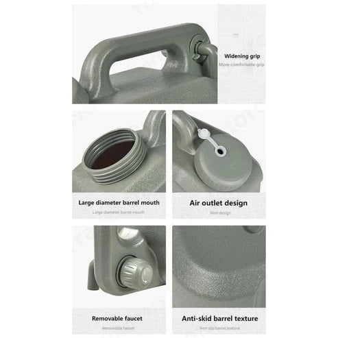 Naturehike Outdoor PE Water Bucket - Army Green (20L)