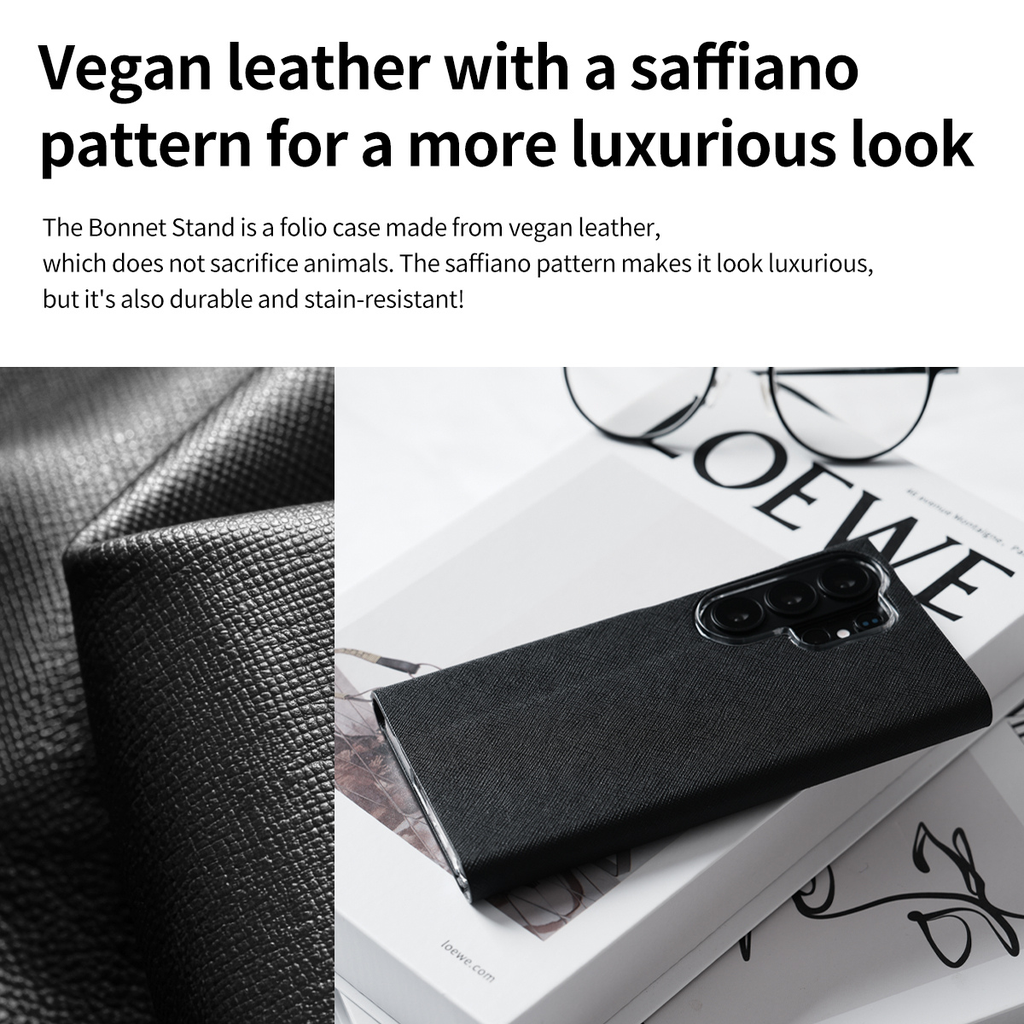 Araree Bonnet Stand Case For Samsung Galaxy S26 Ultra -Blac