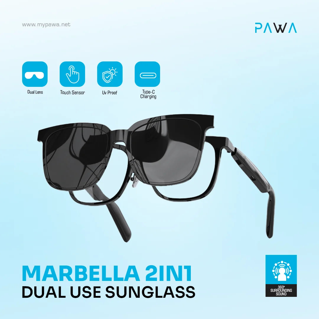 Pawa Marbella 2in1 Dual Use Sunglass