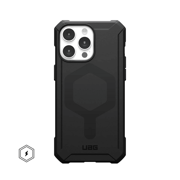 UAG Essential Armor MagSafe Case Black for iPhone 15 Pro - Future Store