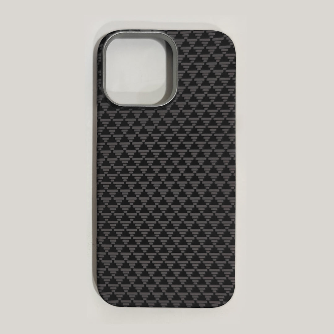 Casesh Tectile Woven Case For Iphone 16 Promax - Black Grey
