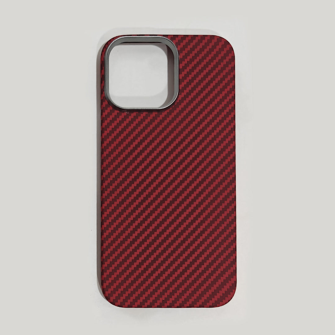 Casesh Tectile Woven Case For Iphone 16 Promax - Cherry Red