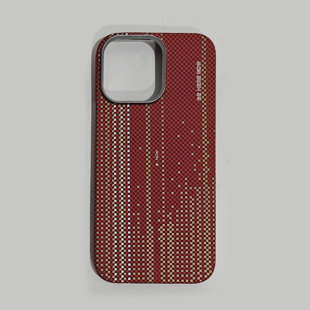 Casesh Tectile Woven Case For Iphone 16 Promax - Cherry Yellow