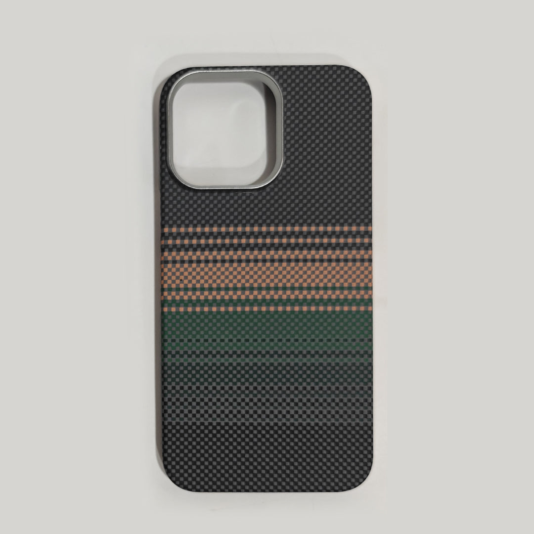 Casesh Tectile Woven Case For Iphone 16 Promax - Green Grey
