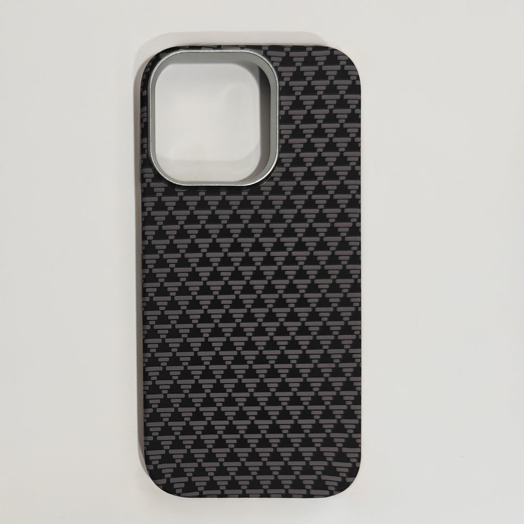 Casesh Tectile Woven Case For Iphone 16 Pro - Black Grey