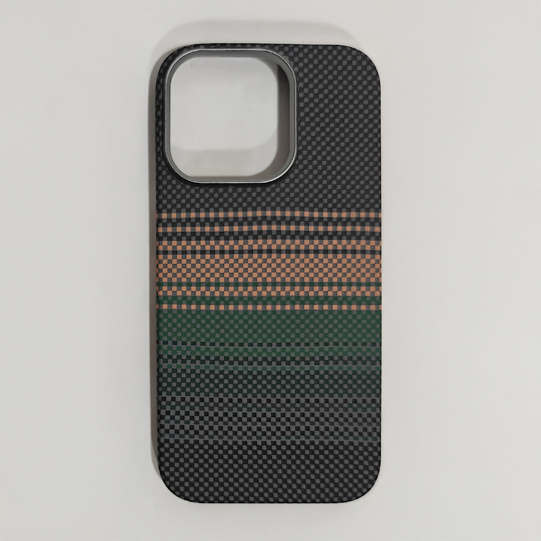 Casesh Tectile Woven Case For Iphone 16 Pro - Green Grey