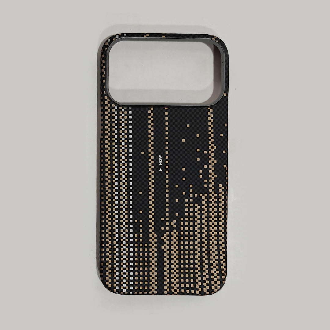 Casesh Tectile Woven Case For Iphone 17 Promax - Beige Black