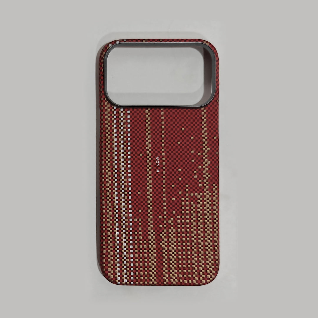 Casesh Tectile Woven Case For Iphone 17 Promax - Cherry Yellow