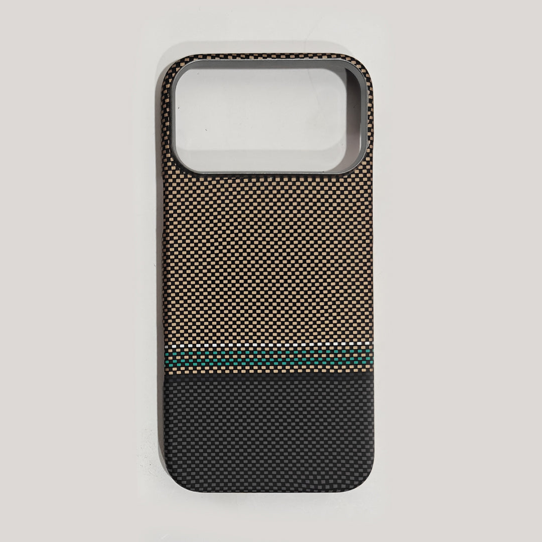 Casesh Tectile Woven Case For Iphone 17 Promax - Beige Grey