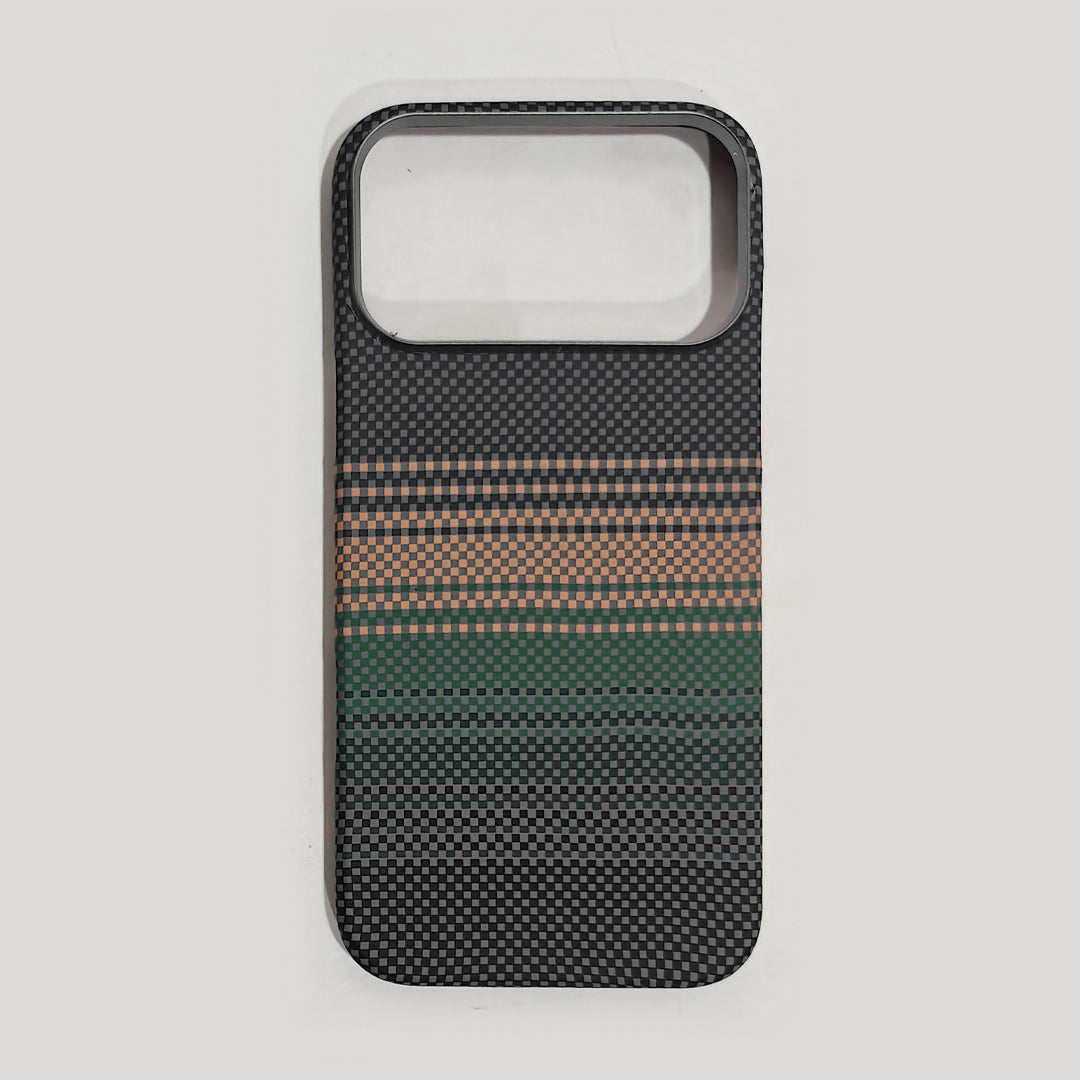Casesh Tectile Woven Case For Iphone 17 Promax - Green Grey