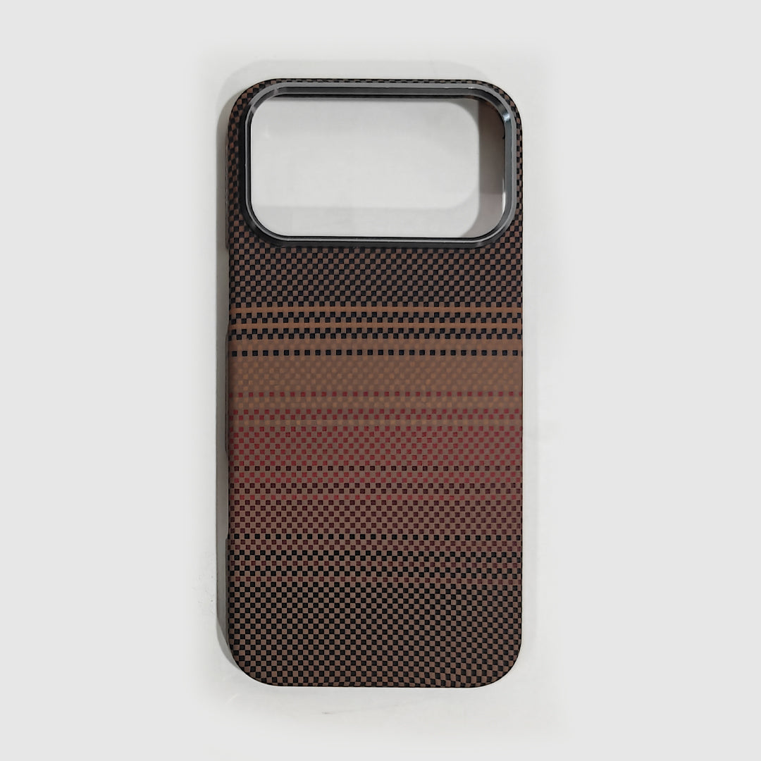 Pitaka Ultra Slim Aramid Fiber Case For Iphone 17 Promax - (Sunset Brown)