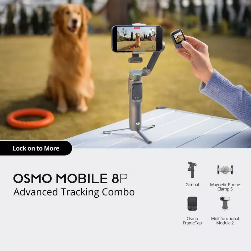 DJI Osmo Mobile 8P Advanced Tracking Combo