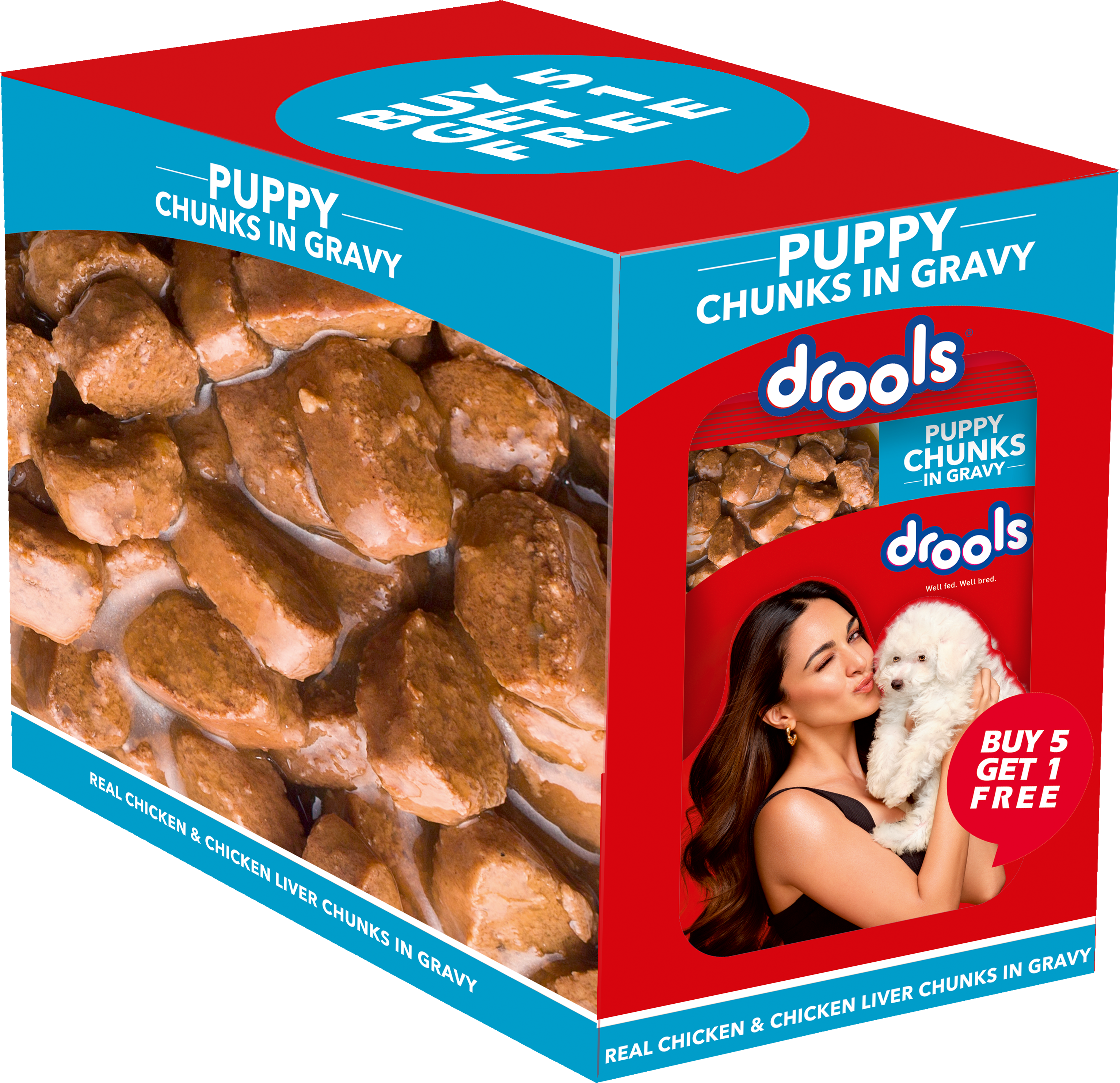 Drools Puppy Chicken Chunks Gravy 150g ( 12pcs )