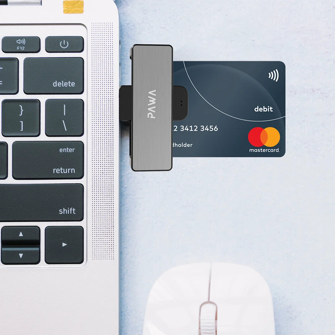 Pawa Mini Single Slot Smart Card Reader with Typec Connector
