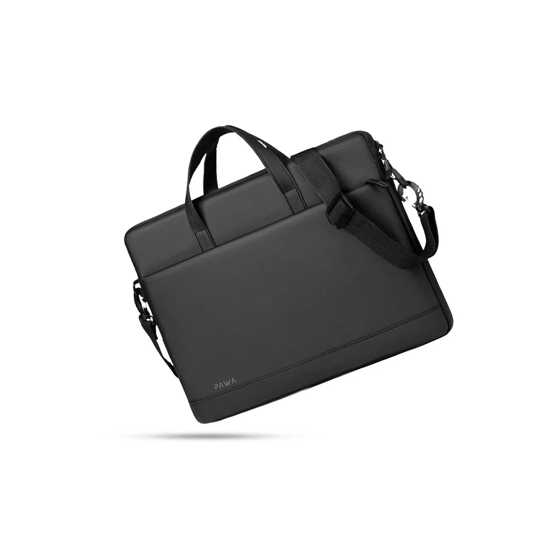 Pawa Eco Laptop Messenger Bag. 15in -Black