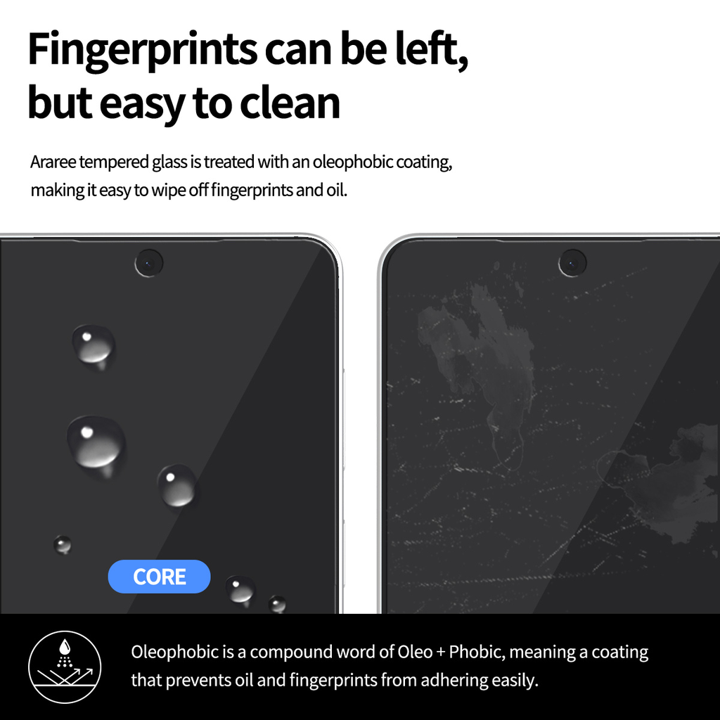 Araree Core Glass Screen Protector For Samsung Galaxy S26 Ultra -Clear