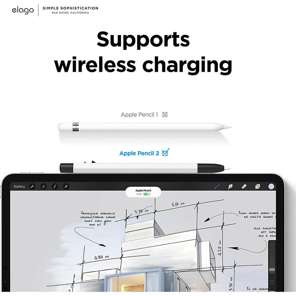 Elago Apple Pencil 2Nd Gen / Apple Pencil Pro Monami Case - White