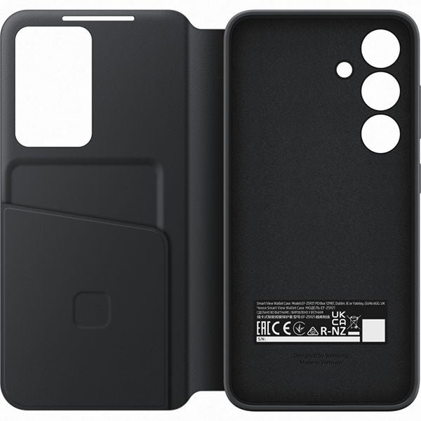 Samsung Galaxy S24 Smart View Wallet Case Black- 5BAL