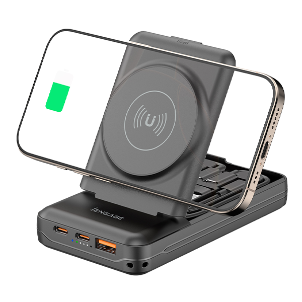 iEngage Magnetic Wireless Power Bank 10000mAh  Multi-Functional 20W