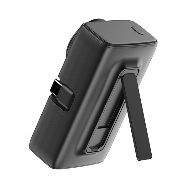 iEngage Portable Dual Port Lightning/Usb-C & Watch Charging Powerbank(5000Mah)-Black