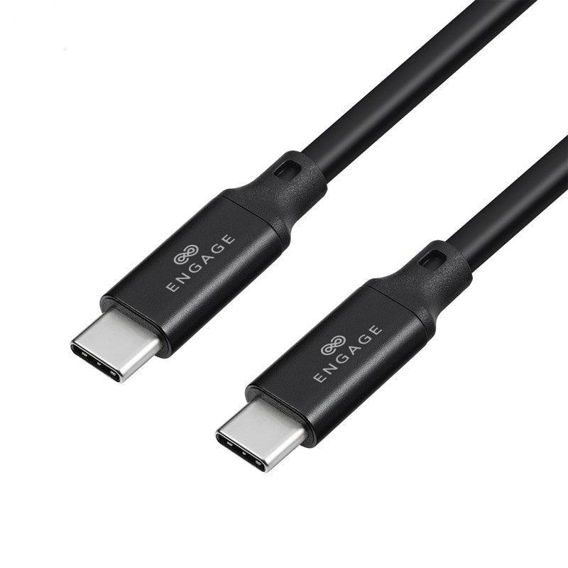Engage PD 240W Type-C to Type-C Fast Charging & Data Transfer Cable 1M Black-GZDF