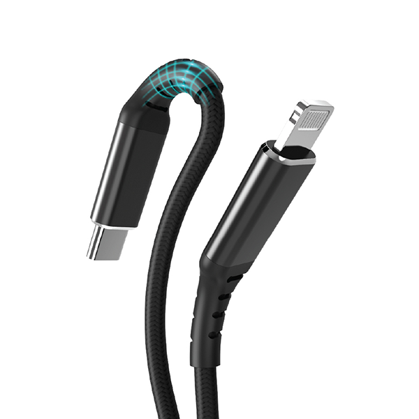 iEngage USB-C to Lightning Cable (1Meter)(Black)