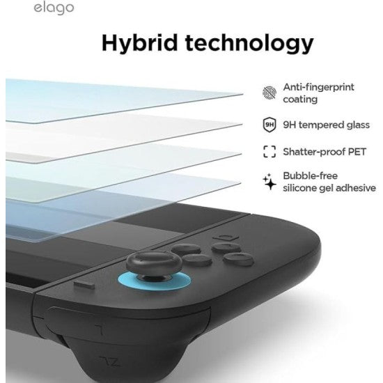 Elago Nintendo Switch 2 Tempered Glass Screen Protector