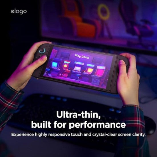 Elago Nintendo Switch 2 Tempered Glass Screen Protector