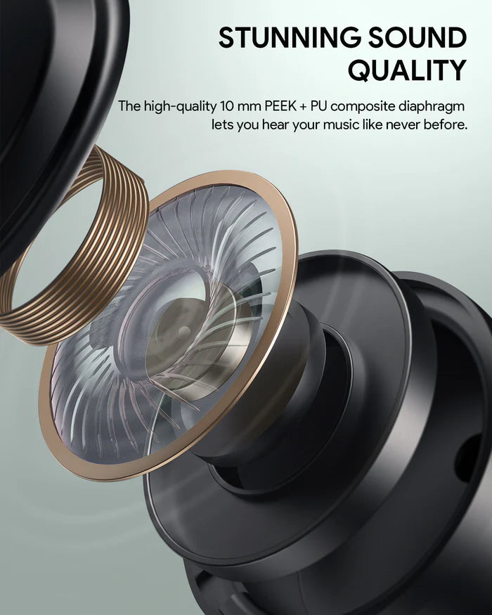 Aukey Bt Earbuds Move Mini-Anc - Black-(689323784639)