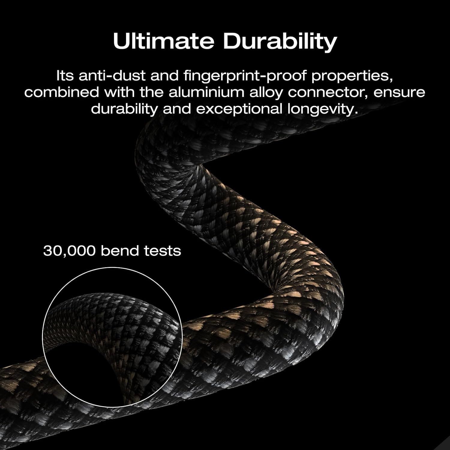 EcoFlow RAPID Pro USB-C to USB-C Cable (240W , Nylon) 182cm - Black