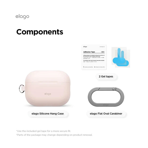 Elago Airpods Pro 3 Silicone Hang Case (Jean Indigo)