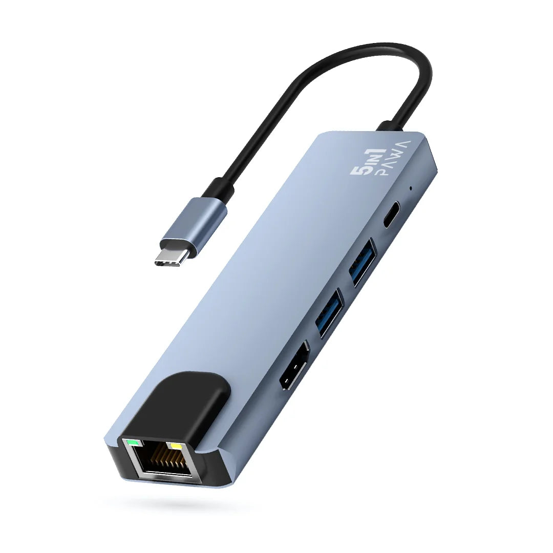 Pawa 5In1 USB-C Hub With 4K HDMI