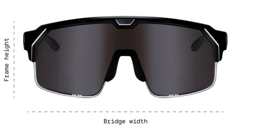 Chamelo Music Shield Slider HVL (Smoke Mirror - Matte Black Frame)