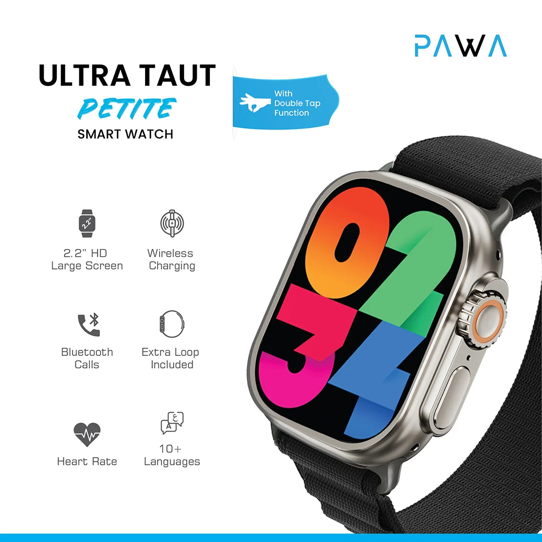 Pawa Ultra Taut Petite With Double-Tap Function - Titanium