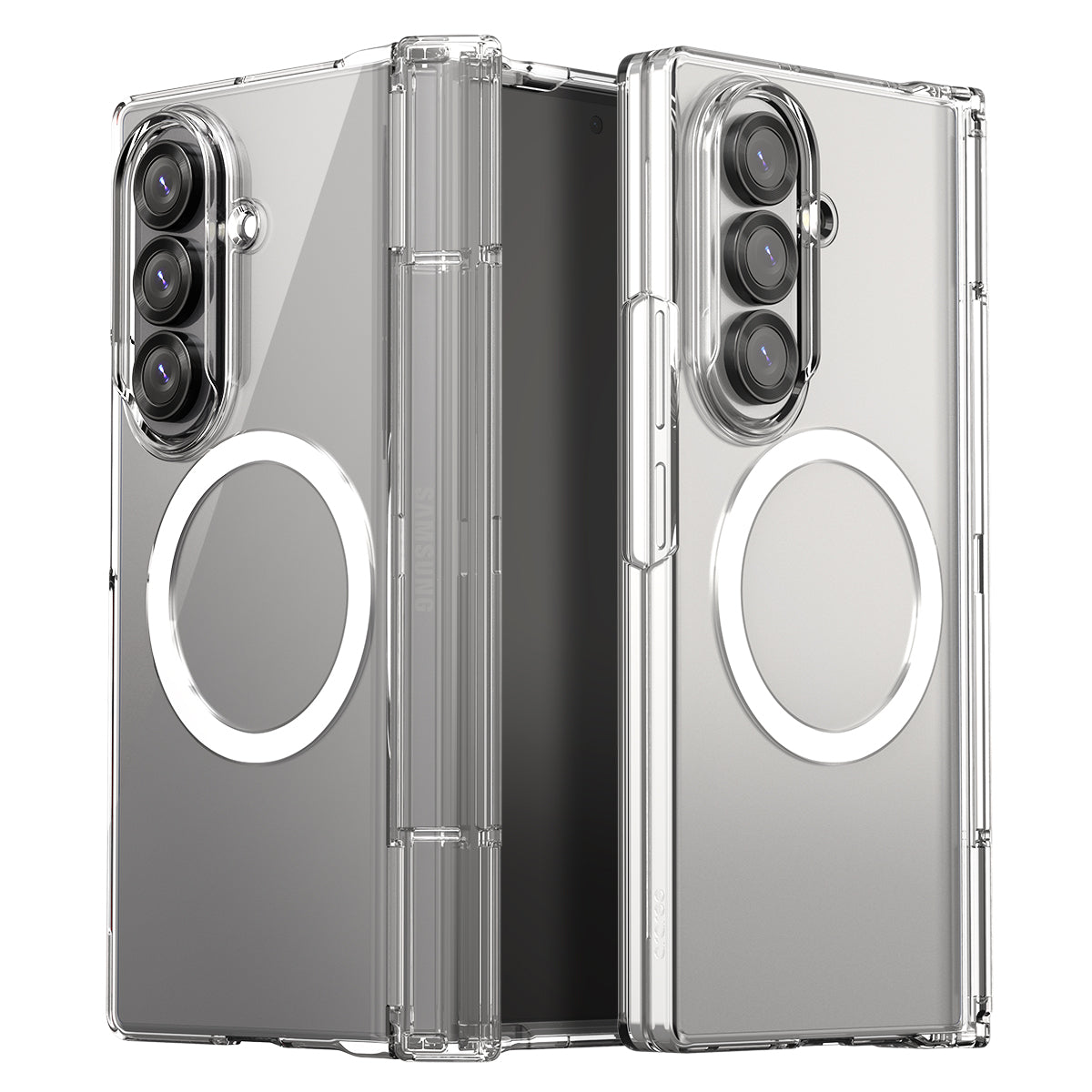 Araree Nukin 360 Magsafe Case With Hinge Protection For Samsung Galaxy Z Fold 7 - Clear