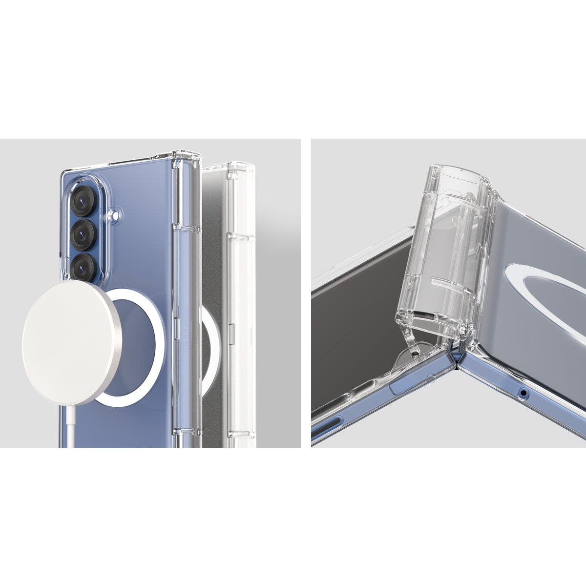 Araree Nukin 360 Magsafe Case With Hinge Protection For Samsung Galaxy Z Fold 7 - Clear