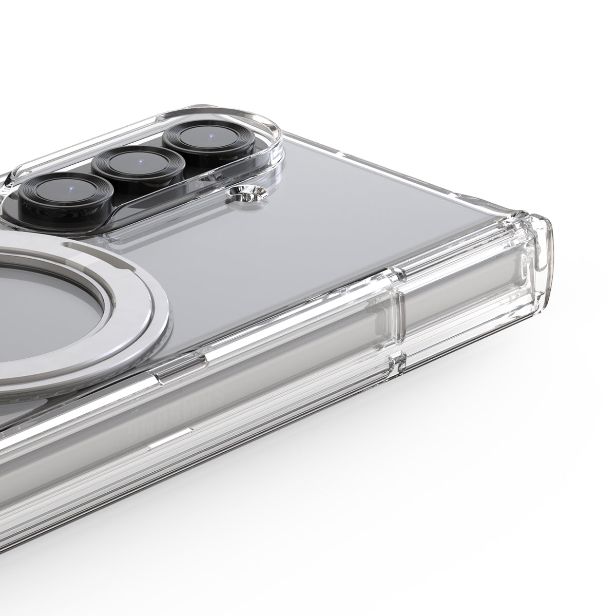 Araree Nukin 360 Magsafe Stand Case With Hinge Protection For Samsung Galaxy Z Fold 7 - Clear