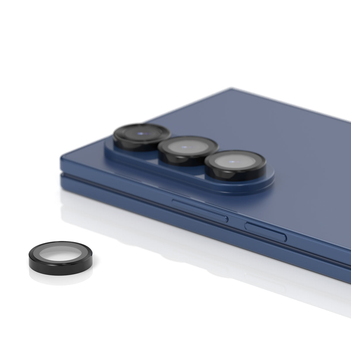 Araraee Camera Lense Ring Protection For Samsung Z Fold 7 - Clear