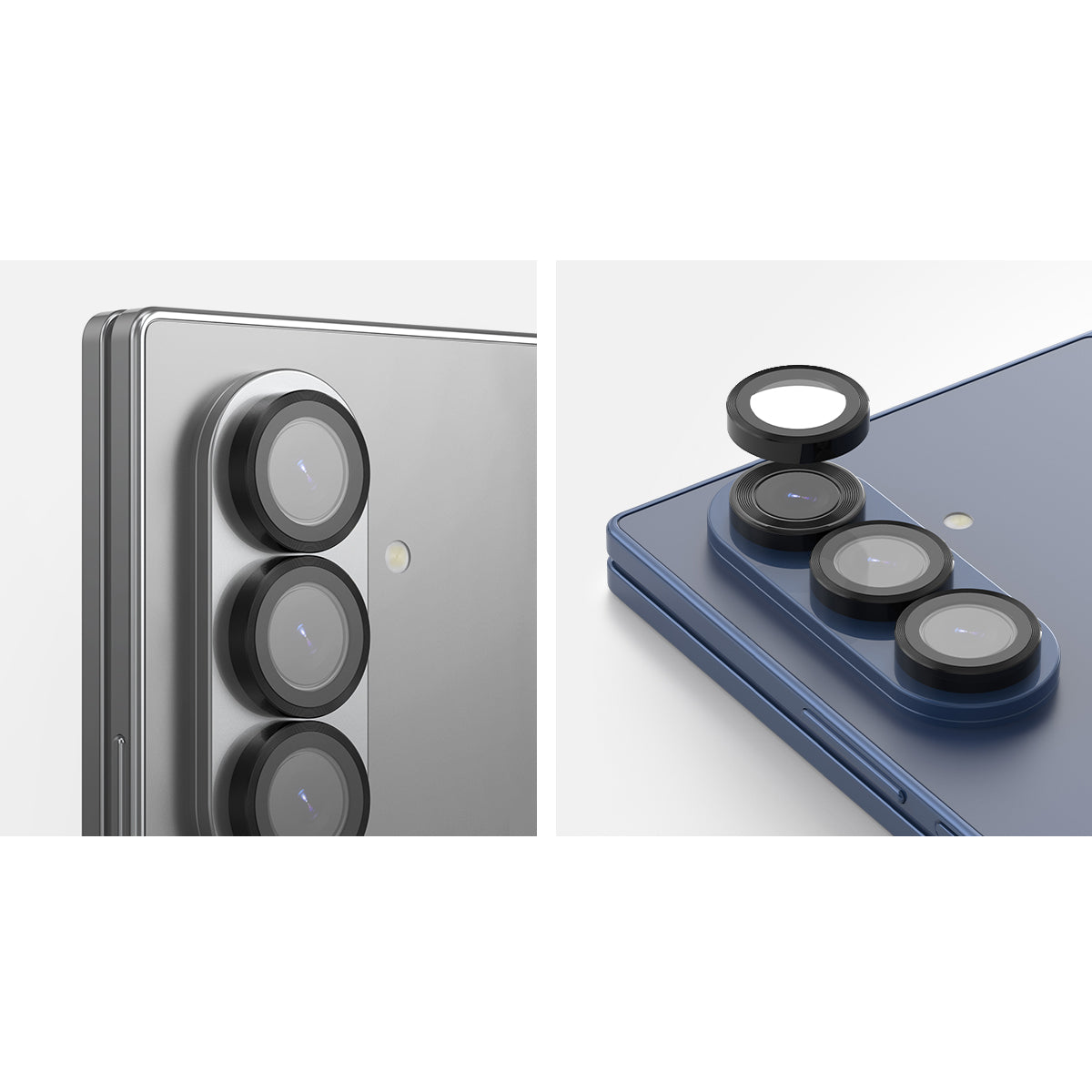 Araraee Camera Lense Ring Protection For Samsung Z Fold 7 - Clear