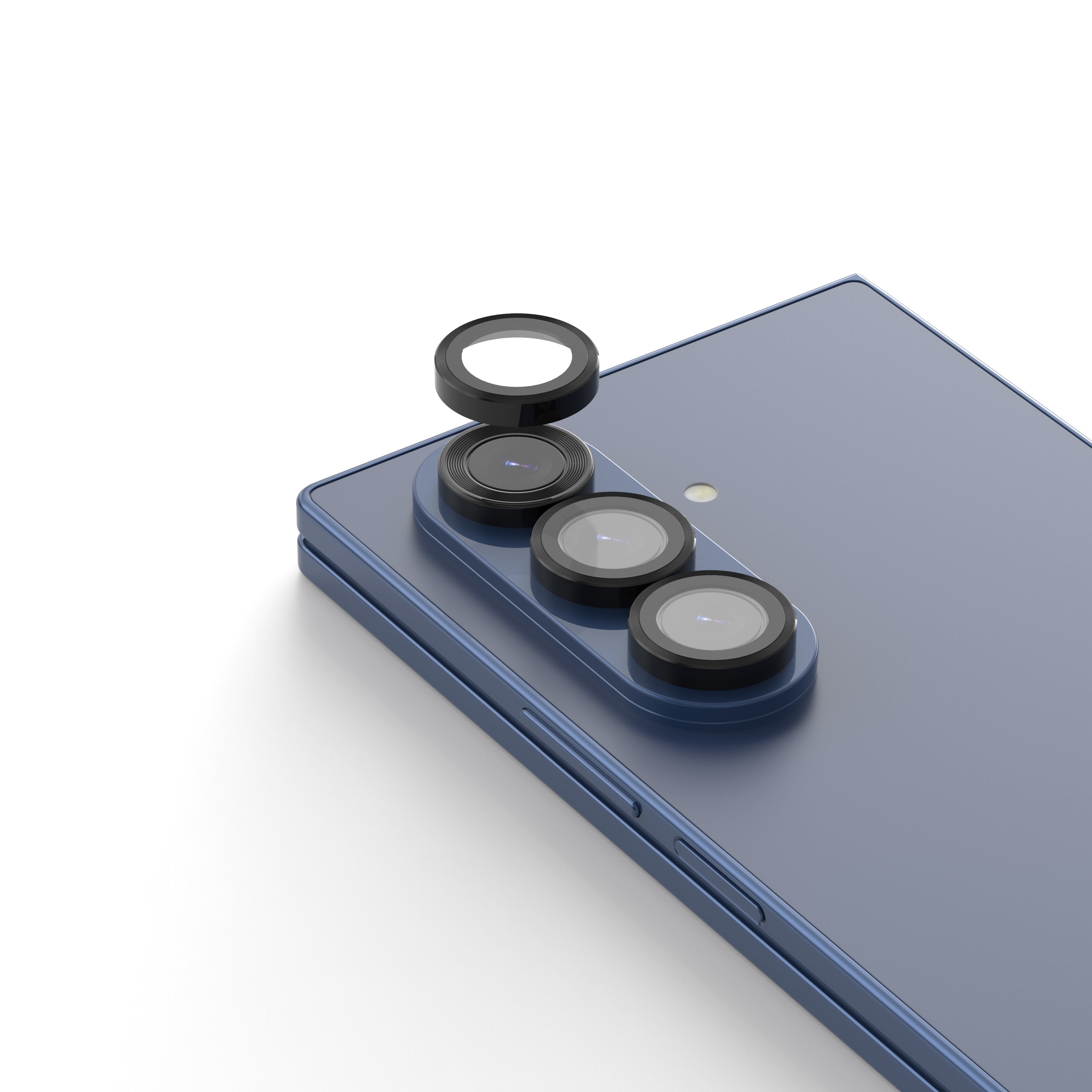 Araraee Camera Lense Ring Protection For Samsung Z Fold 7 - Clear