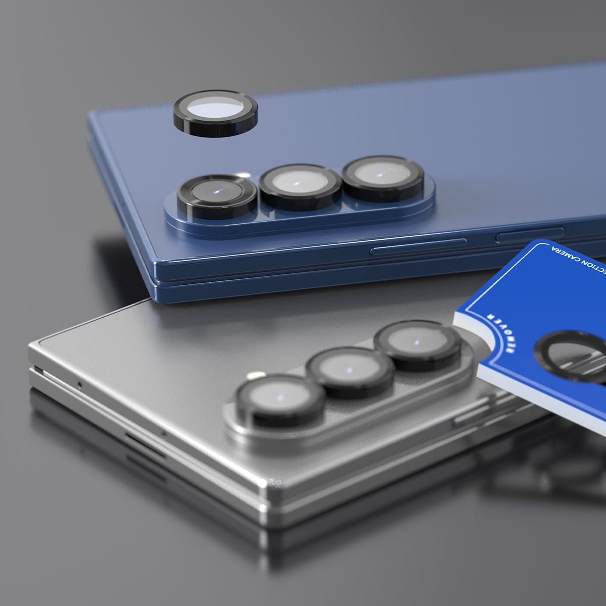 Araraee Camera Lense Ring Protection For Samsung Z Fold 7 - Clear