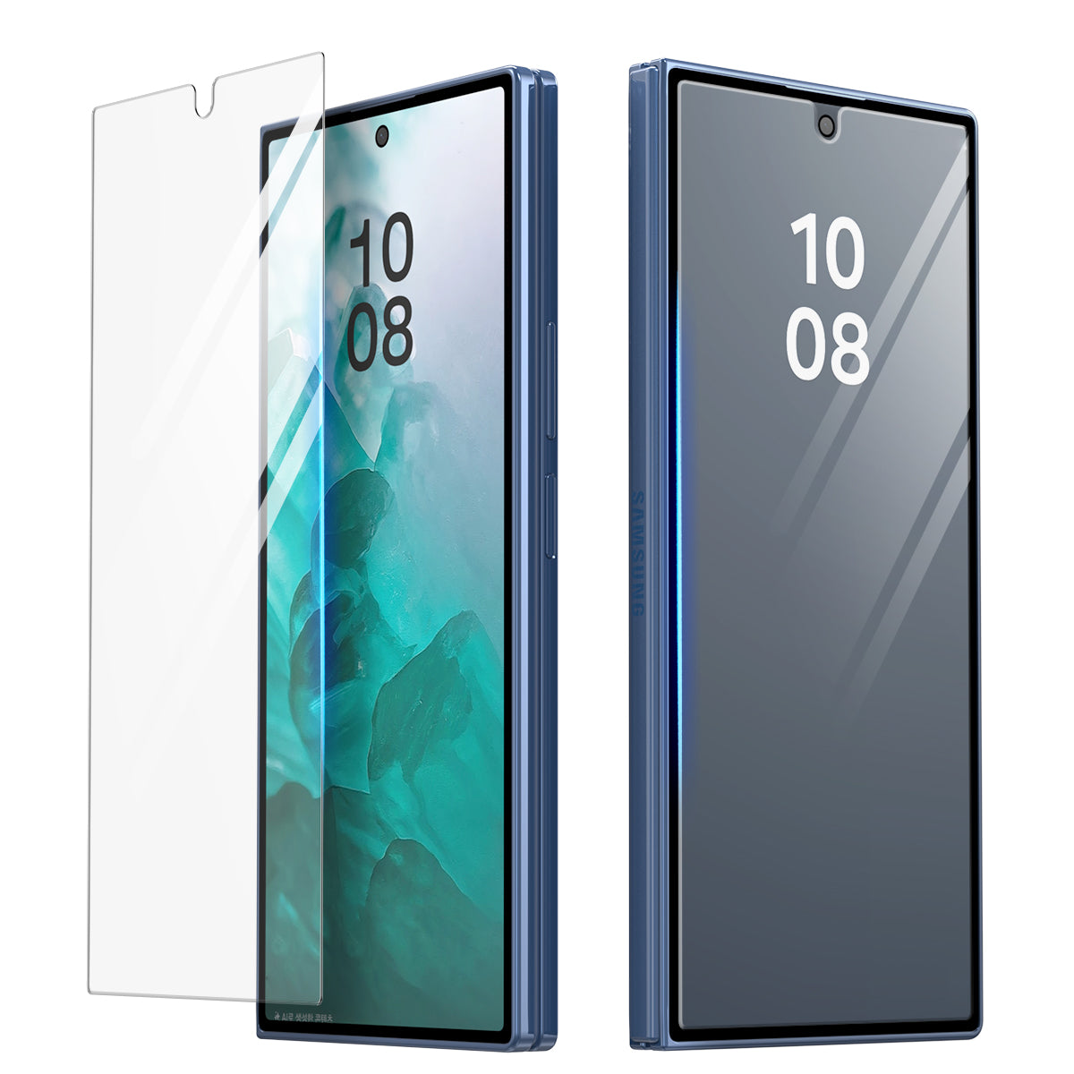 Araree Subcore Front Screen Protector Tempered Glass For Z Fold 7 - Clear (2 Pcs)