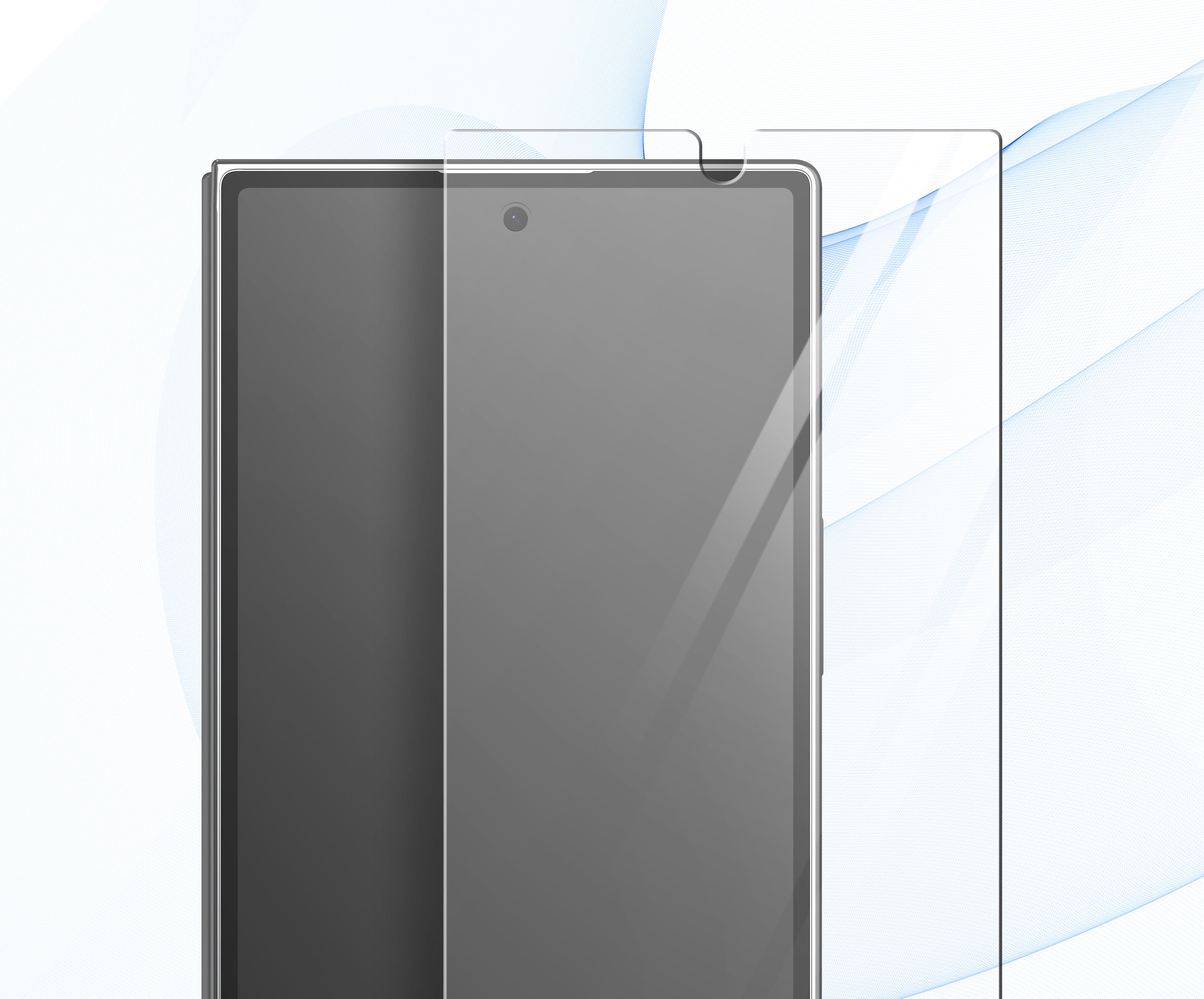 Araree Subcore Front Screen Protector Tempered Glass For Z Fold 7 - Clear (2 Pcs)