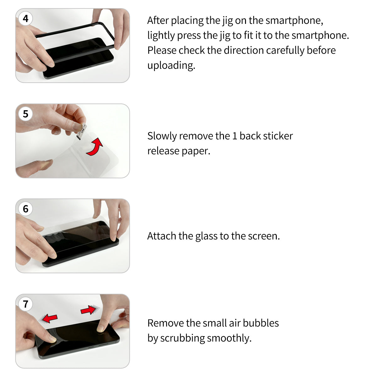 Araree Subcore Front Screen Protector Tempered Glass For Z Fold 7 - Clear (2 Pcs)