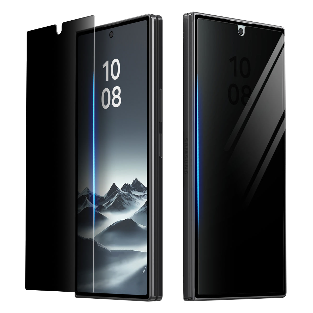 Araree Sub Core Front Screen Protector Tempered Glass For Samsung Galaxy Z Fold 7 - Privacy (2Pcs)